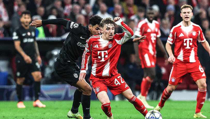 Wunder-Bursche des FC Bayern: Lennart Karl. Wunder-Bursche des FC Bayern: Lennart Karl.