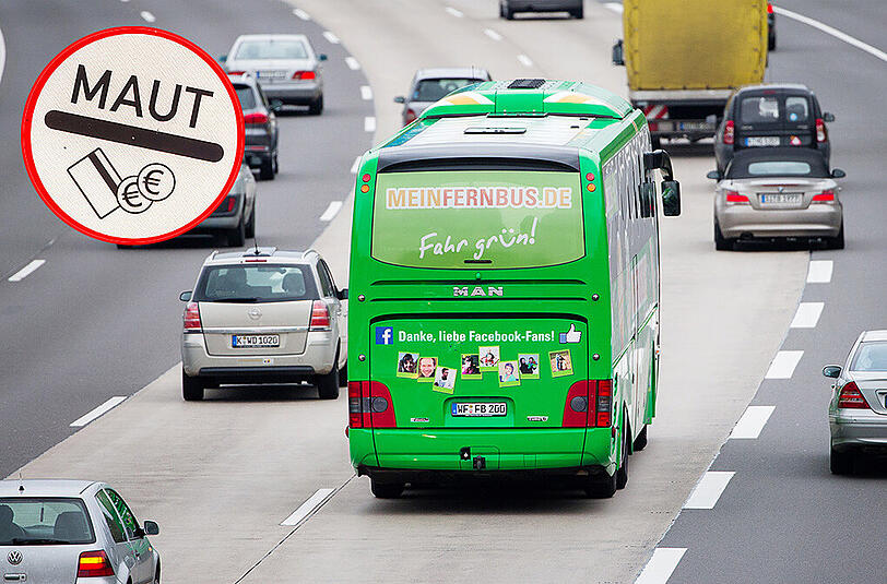 Verkehrspolitiker fordern eine Maut auch für Busse.