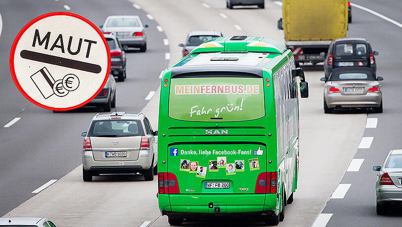 Verkehrspolitiker fordern eine Maut auch für Busse. Verkehrspolitiker fordern eine Maut auch für Busse.