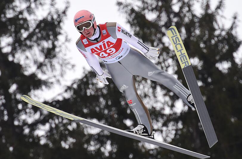Severin Freund belegte beim Heim-Weltcup den fünften Rang.