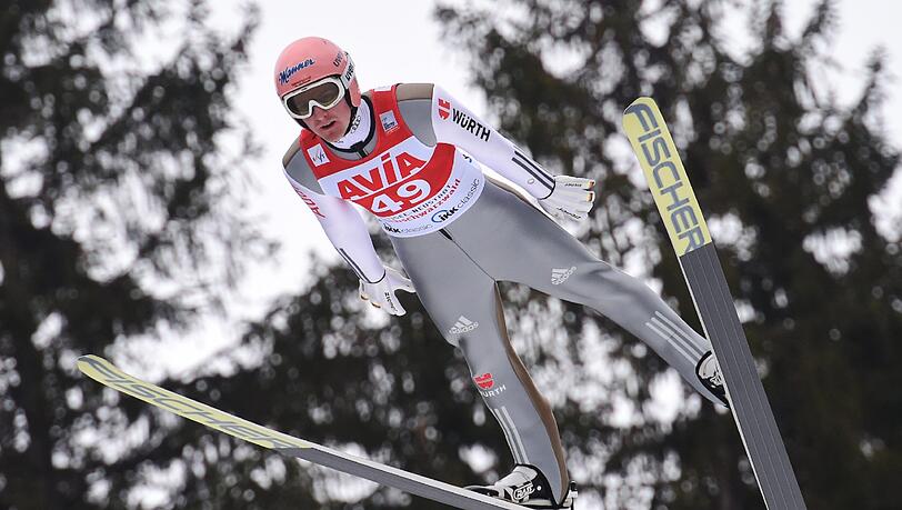 Severin Freund belegte beim Heim-Weltcup den fünften Rang. Severin Freund belegte beim Heim-Weltcup den fünften Rang.