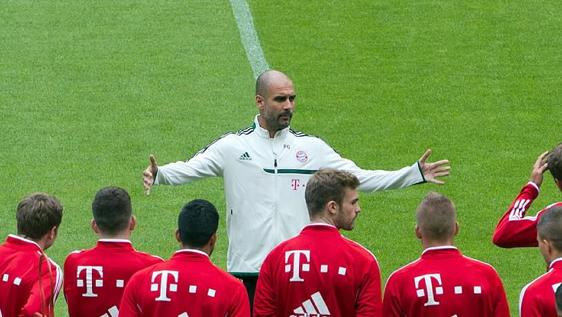 Bayern-Trainer Pep Guardiola. Bayern-Trainer Pep Guardiola.