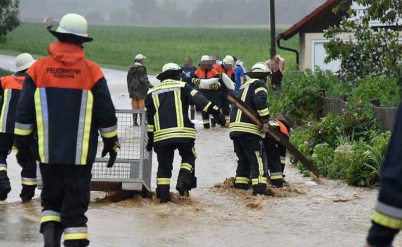 Sehen Sie hier weitere Bilder vom Unwetter im Landkreis Erding.