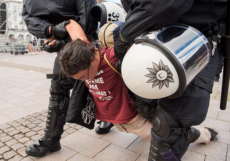 So wild geht's schon vor dem G20 in Hamburg zu