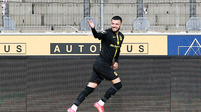 Keanu Staude steht gegen Halle erstmals in der Anfangsformation der Löwen.