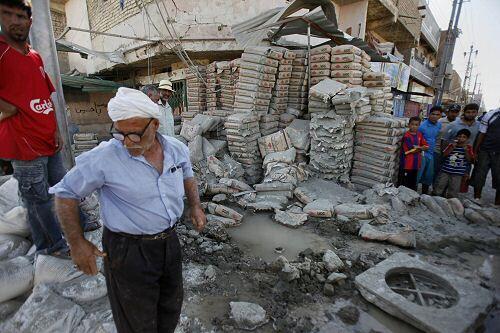 Auch hier in Bagdad explodierte eine Bombe