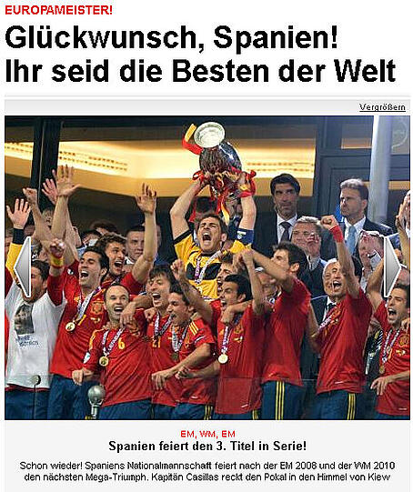 Auch die BILD gratuliert...