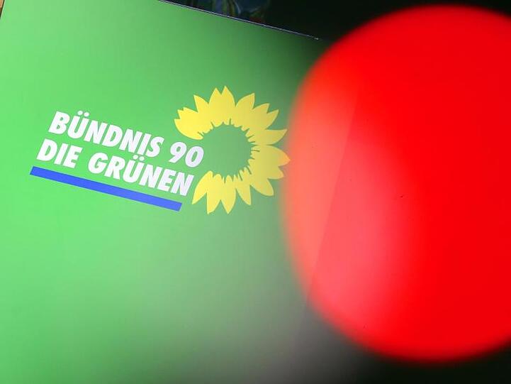 Das Logo von Bündnis90/Die Grünen. Foto: Wolfgang Kumm/Archivbild