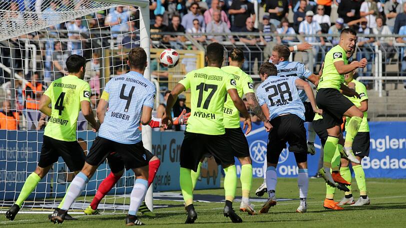 Die Löwen gehen mit 1:0 in Führung.