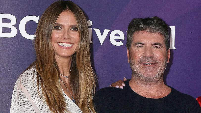 Heidi Klum und Simon Cowell feiern Wiedersehen in der "AGT"-Jury.