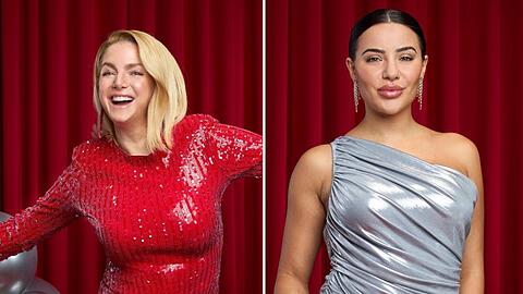 Jeanette Biedermann und Leyla Lahouar sind wieder im Tanz-Studio.