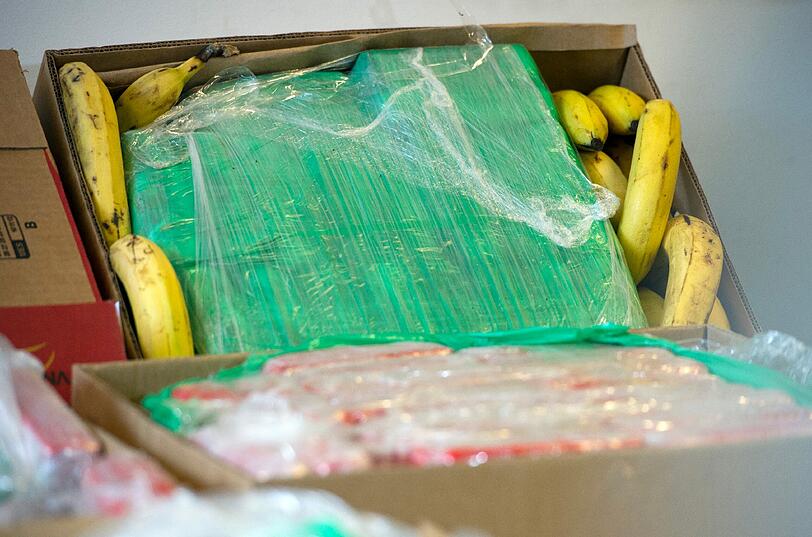 Das Kokain wurde versteckt zwischen Bananenkisten. (Symbolbild)