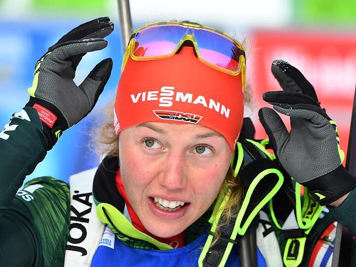 Laura Dahlmeier wird zum deutschen Biathlon-Team in Ruhpolding gehören.