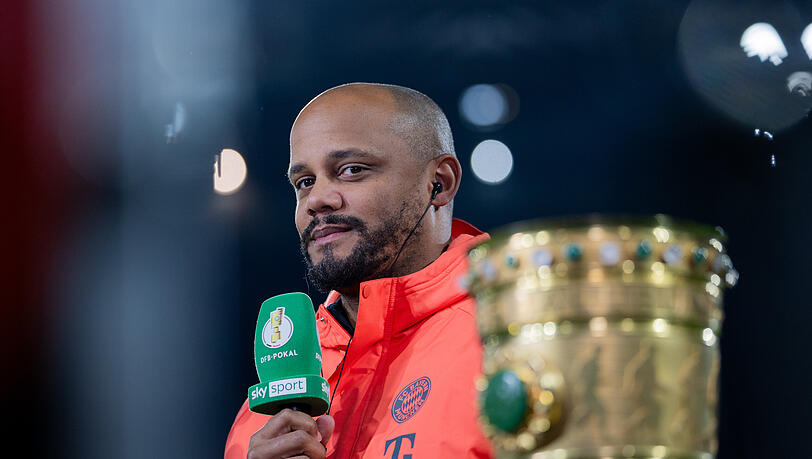 Bayern-Trainer Vincent Kompany. Bayern-Trainer Vincent Kompany.