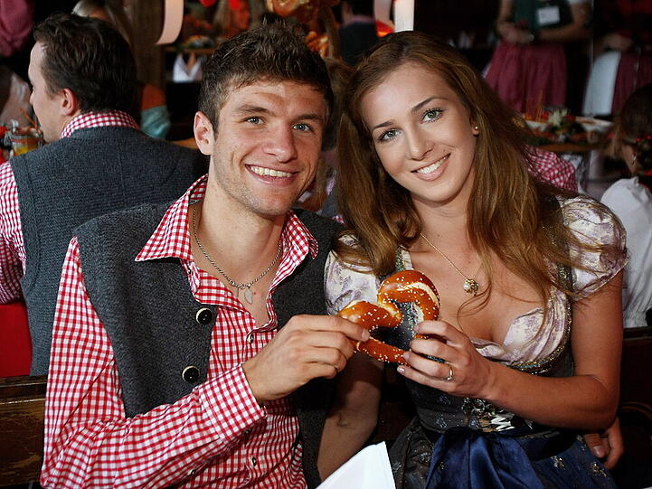 Thomas und Lisa Müller beim Oktoberfest in München 2009