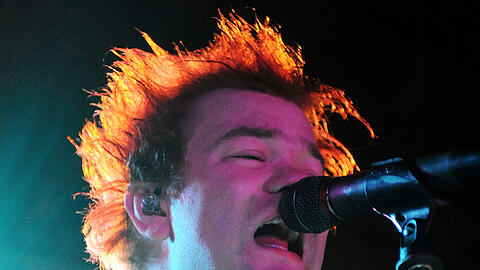 Punkrocker Deryck Whibley bei einem "Sum 41"-Auftritt in Atlanta