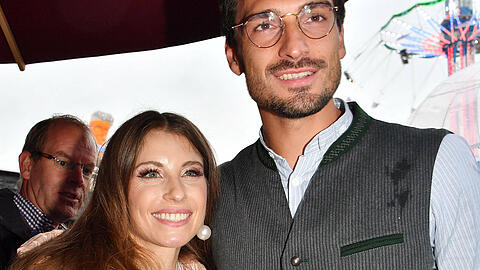 Mats Hummels mit Ehefrau Cathy.