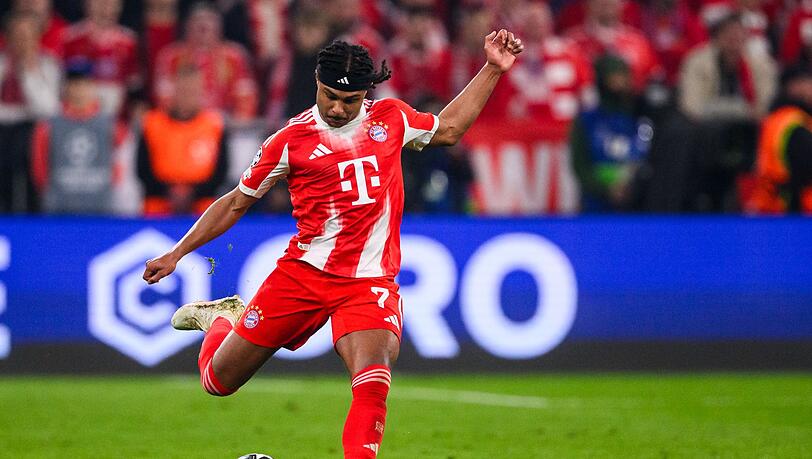 Serge Gnabry gegen Real Madrid in Aktion - nun f&auml;llt der Nationalspieler lange aus. (Archivbild)