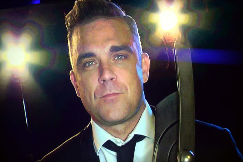 Der britische Musiker Robbie Williams