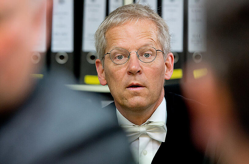 Peter Noll, der Vorsitzende Richter im Deutsche-Bank-Prozess, hat große Zweifel an den Aussagen der Staatsanwaltschaft.