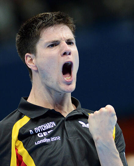 Tischtennis-Ass Dimitri Ovtcharov holte sich in London den Lohn für ein ganz starkes vergangenes Jahr. In einem hochklassigen Match besiegte er im Viertelfinale den Dänen Michael Maze und scheiterte erst in der Runde der letzten Vier mit 1:4 am späteren Sieger Zhang Jike aus China.