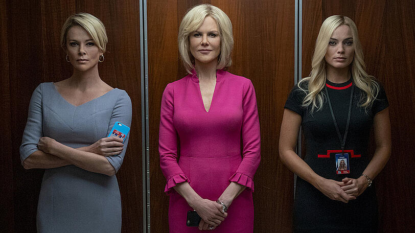 Diese Frauen wehren sich: Megyn Kelly (Charlize Theron, v.l.), Gretchen Carlson (Nicole Kidman) und Kayla Pospisil (Margot Robbie)