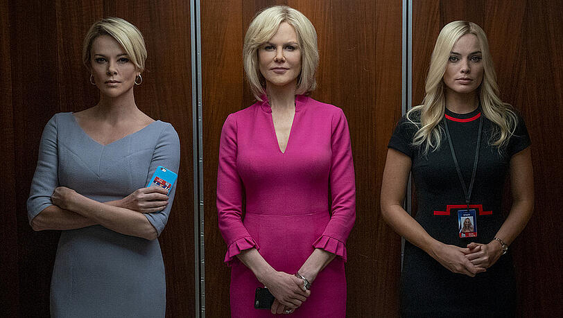 Diese Frauen wehren sich: Megyn Kelly (Charlize Theron, v.l.), Gretchen Carlson (Nicole Kidman) und Kayla Pospisil (Margot Robbie) Diese Frauen wehren sich: Megyn Kelly (Charlize Theron, v.l.), Gretchen Carlson (Nicole Kidman) und Kayla Pospisil (Margot Robbie)