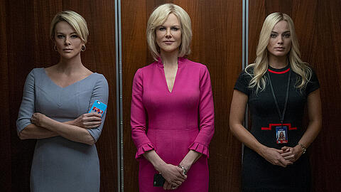 Diese Frauen wehren sich: Megyn Kelly (Charlize Theron, v.l.), Gretchen Carlson (Nicole Kidman) und Kayla Pospisil (Margot Robbie)
