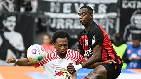 Im kuriosen Duell der Europa-Teilnehmer gibt es zwischen Frankfurt und Leipzig keinen Sieger.