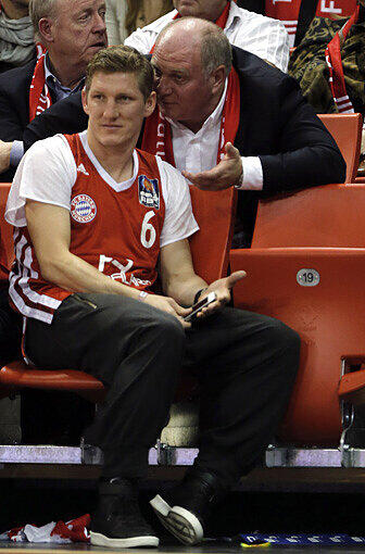 Bastian Schweinsteiger und Uli Hoeneß