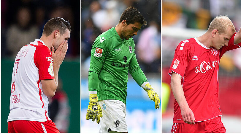 Jahn Regensburg, 1860 München und die Würzburger Kickers kämpfen um den Relegationsplatz.