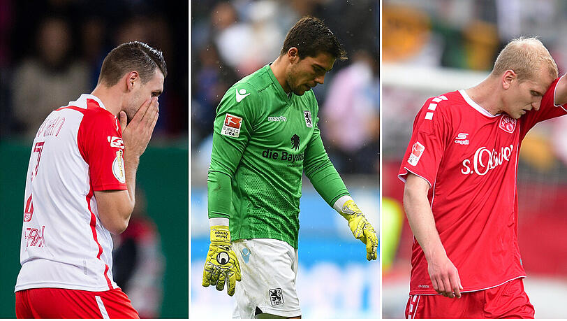 Jahn Regensburg, 1860 München und die Würzburger Kickers kämpfen um den Relegationsplatz. Jahn Regensburg, 1860 München und die Würzburger Kickers kämpfen um den Relegationsplatz.