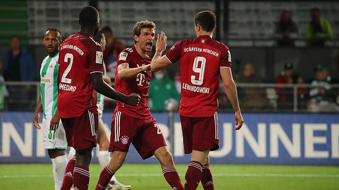 Thomas Müller erzielte das 1:0 gegen Greuther Fürth.