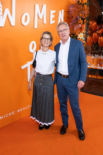 Deichmann-Chef Heinrich Otto Deichmann mit Ehefrau Susanna.