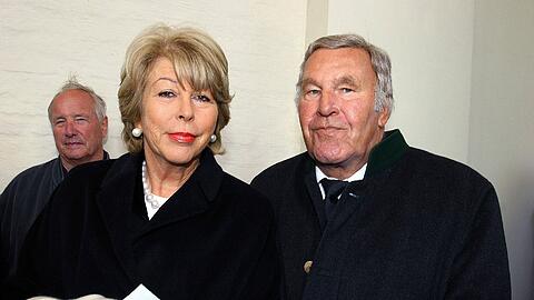 Die Aufnahme entstand vor einigen Jahren: Unternehmer Bernhard Frey (&dagger; 78) mit seiner Lebensgefährtin Barbara Müller.
