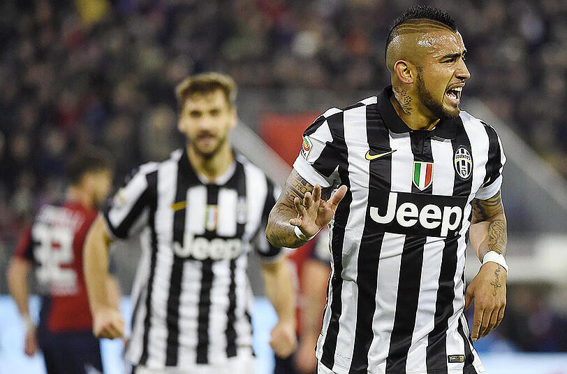 Arturo Vidal (r., 27 Jahre, Juventus Turin, MW 42 Mio. €)