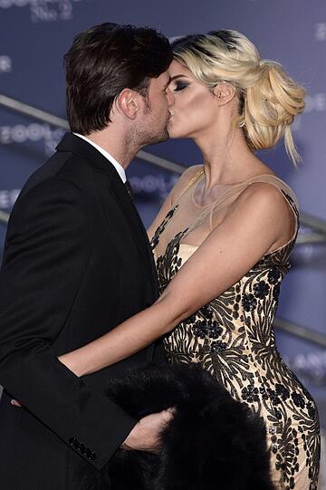 Micaela Schäfer und ihr neuer Freund Felix Steiner bei der Premiere des Films "Zoolander 2" in Berlin.