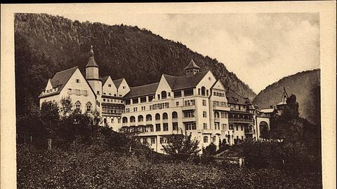 Das Sanatorium auf einer alten Aufnahme.