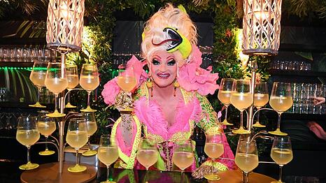 Olivia Jones beim Opening ihrer Reality-TV-Bar.