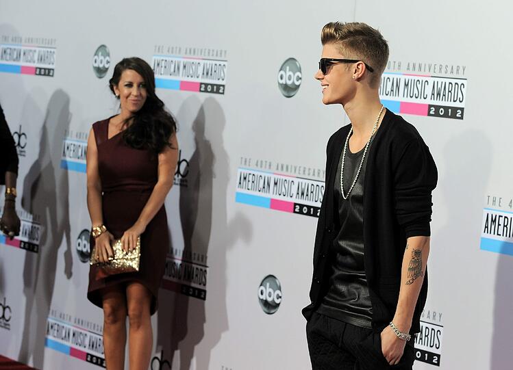 Justin Bieber und Pattie Mallette