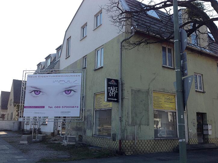 Denn was hier bald passiert, verkündet dieses Plakat.