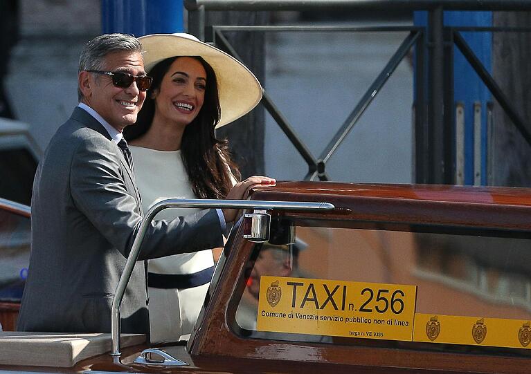 Amal und George Clooney