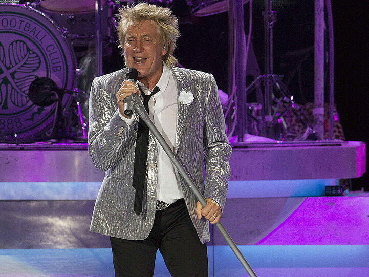 Rod Stewart bei einem Konzert im Juli in Atlanta