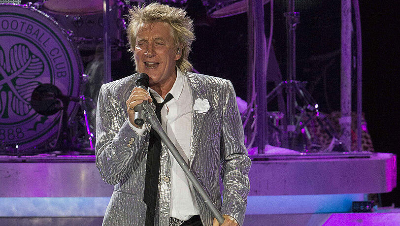 Rod Stewart bei einem Konzert im Juli in Atlanta Rod Stewart bei einem Konzert im Juli in Atlanta