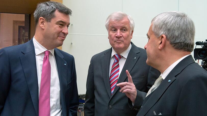 Unter Horst Seehofer war Ludwig Spaenle (re.) noch bayerischer Kultusminister.