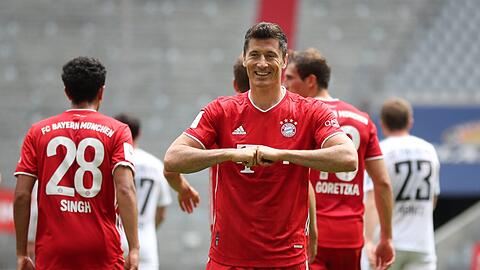 Bayerns Top-Torjäger Robert Lewandowski.