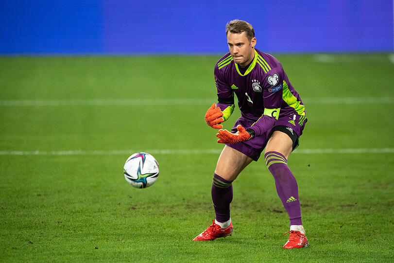 GES/Augenklick Die Hierarchie im Tor: Manuel Neuer ist der unumstrittene Platzhirsch bei Neu-Bundestrainer Hans Flick.