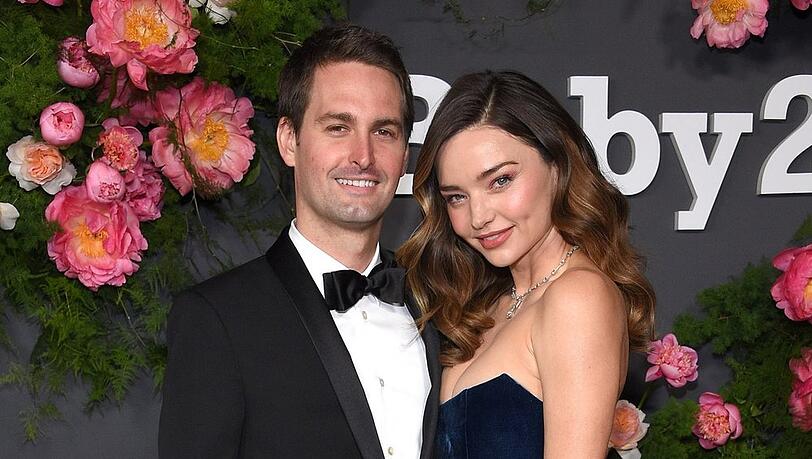 Seit 2017 glücklich verheiratet: Model Miranda Kerr und Snapchat-Gründer Evan Spiegel.