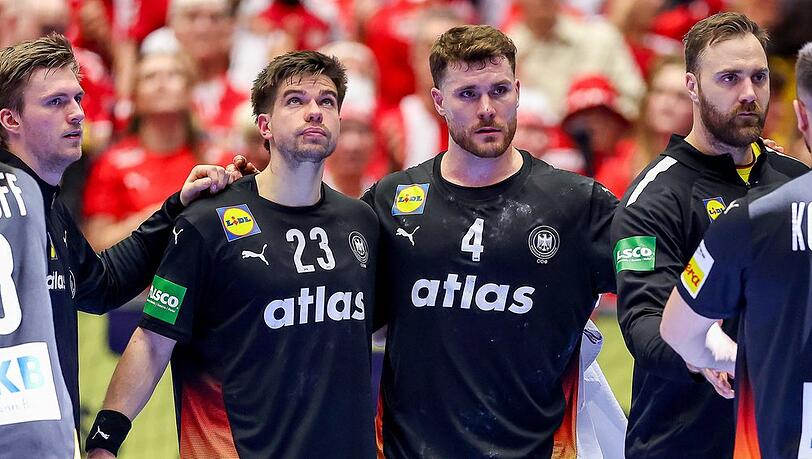 Bei den deutschen Handballern herrschte Entt&auml;uschung nach ihrer Niederlage gegen D&auml;nemark. Am Mittwoch haben sie noch im Spiel gegen Frankreich noch die Chance auf ein Ticket ins Halbfinale.