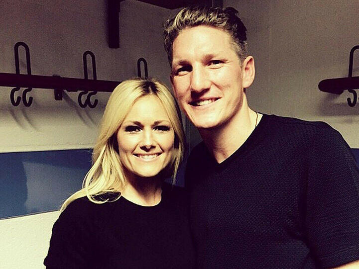 Bitte lächeln! Helene Fischer und Bastian Schweinsteiger